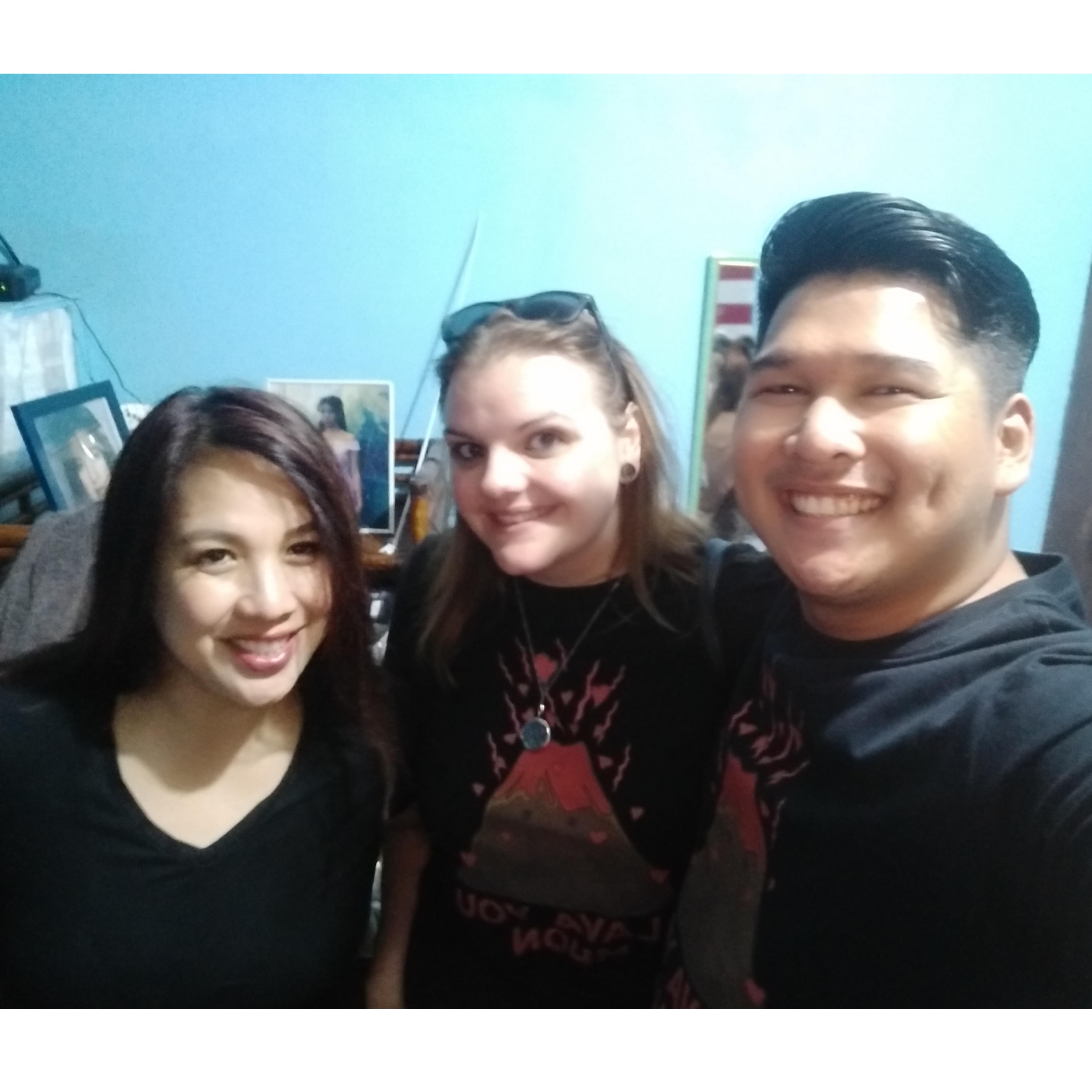 Raymond and Crystal with their match maker Katherine.  It wouldn't have happened with out you Katherine, Thank You!