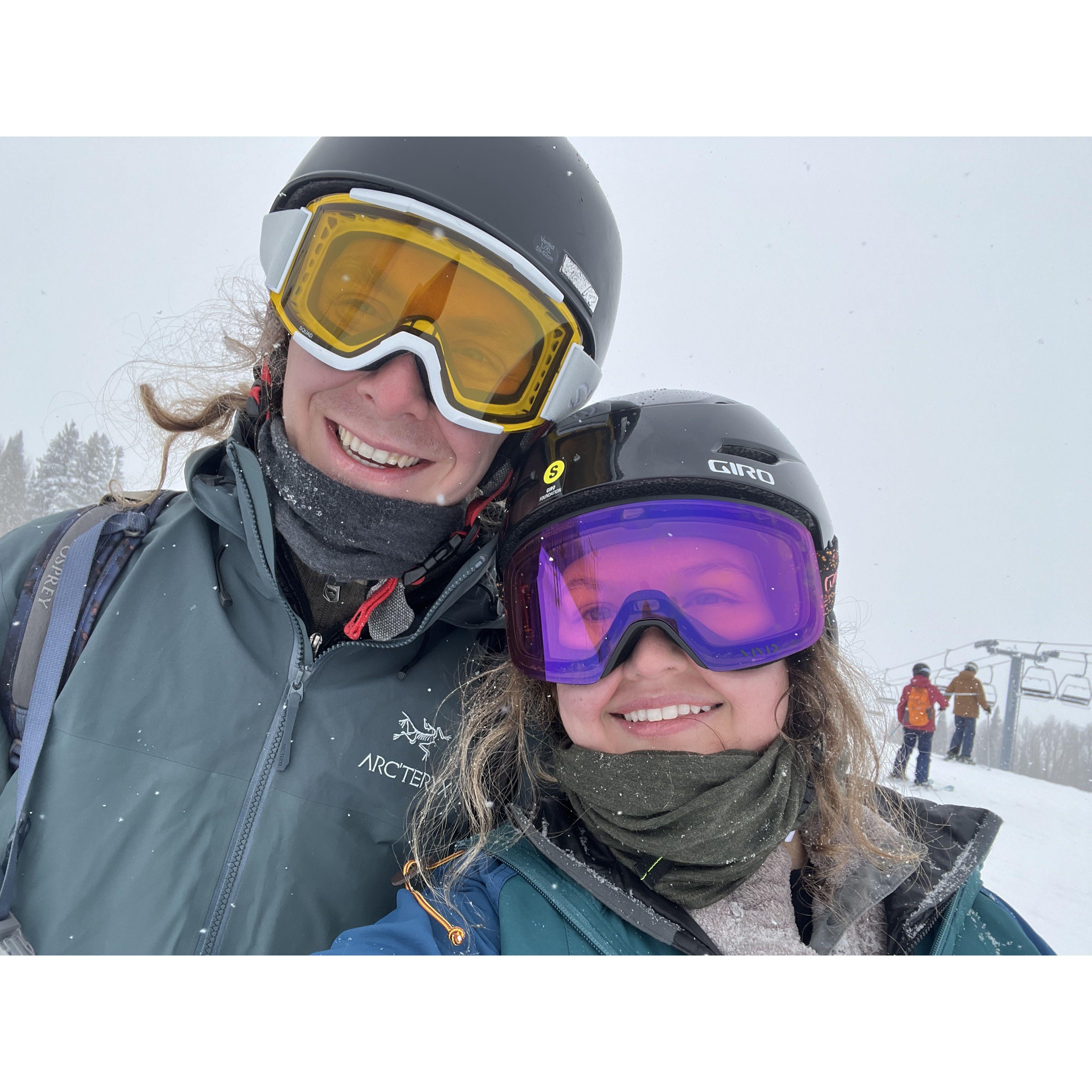 Skiing in Crested Butte, Colorado