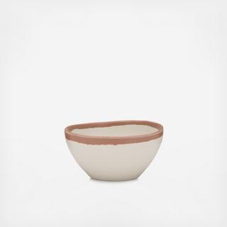 Potter Terracotta BPA Free Melamine Bamboo Dip Bowl, Set of 4