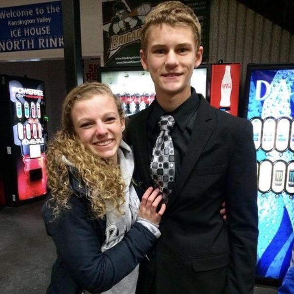 High School Ice Hockey Game 2015