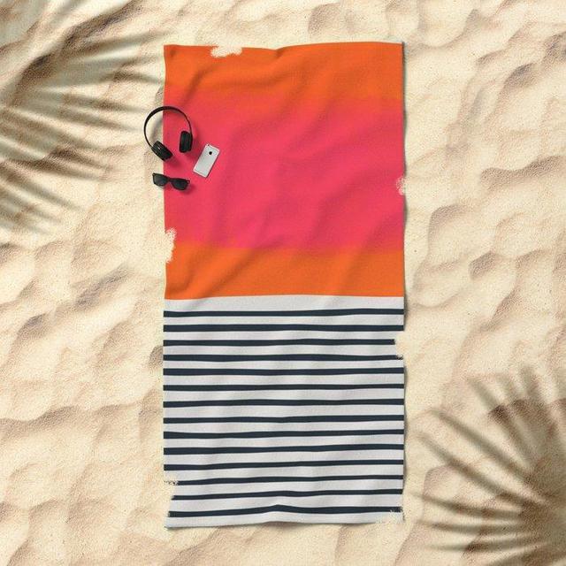 Sunset Ripples Beach Towel