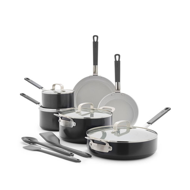 GreenPan X Bobby Flay Professional Grade Ceramic Nonstick 13-Piece Cookware Set