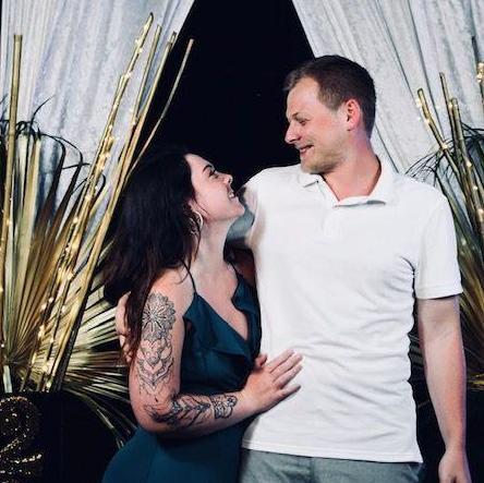 New Years Eve photo at the Sandals Resort!