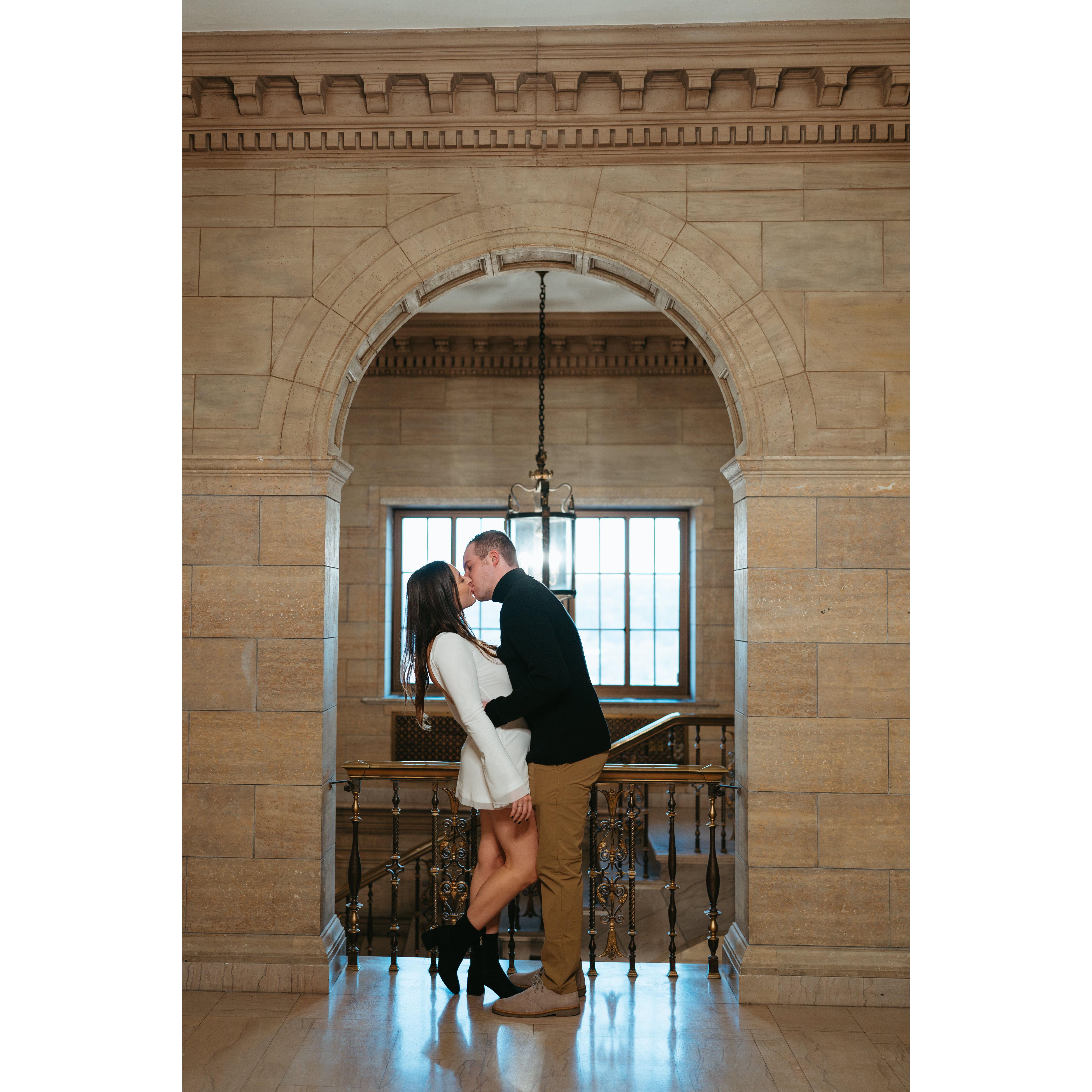 Formal engagement pics 02/24/24, St. Paul MN. Shout out Maddi Waldo!