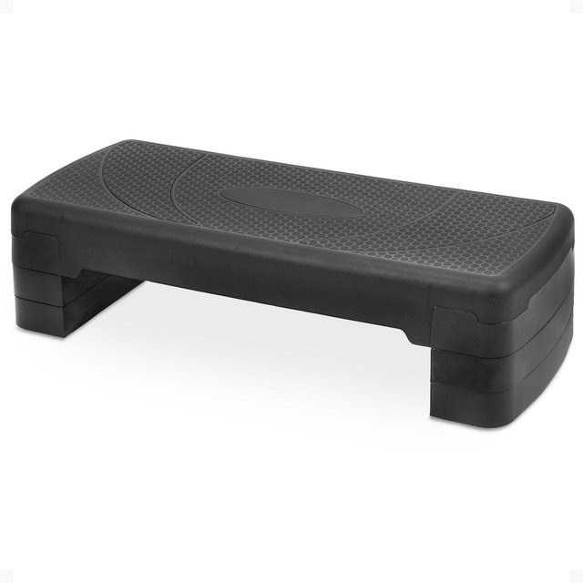 BalanceFrom Aerobic Step Platform, Exercise Stepper in Multiple Colors - Home Gym Fitness Equipment for Cardio, Core, Leg Toning, Balance Training and