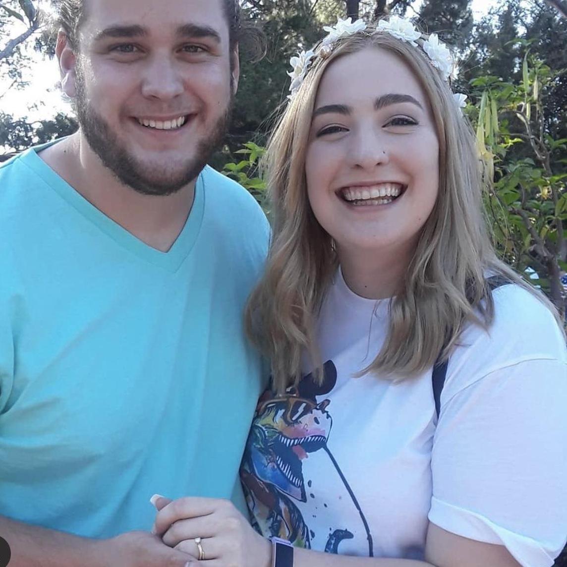 Right after he proposed at Disney!