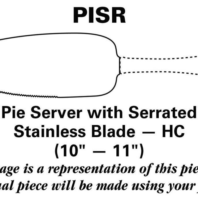 Pie Server with Serrated Stainless Blade HC