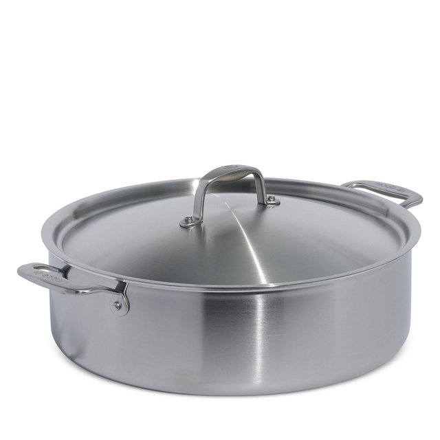 Made In 5 Ply Stainless Clad 10 Qt. Rondeau with Lid