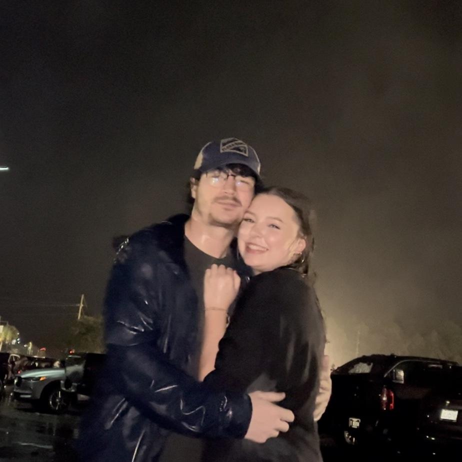 A concert together. Camden sat in the rain with me for a country artist he doesn’t even like, and was genuinely happy to do so.