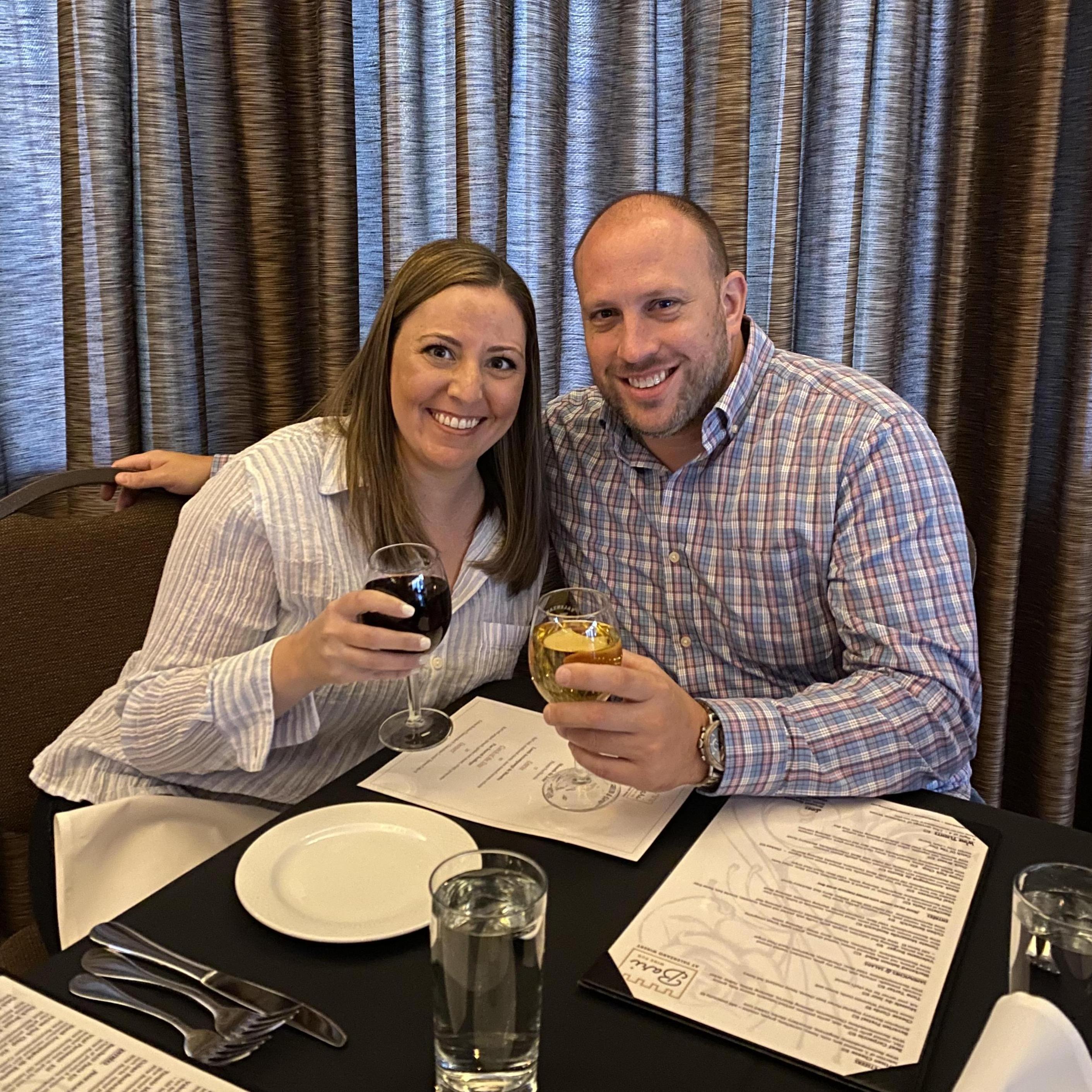 Enjoying Valenzano Winery 365 days before we say "I Do!"