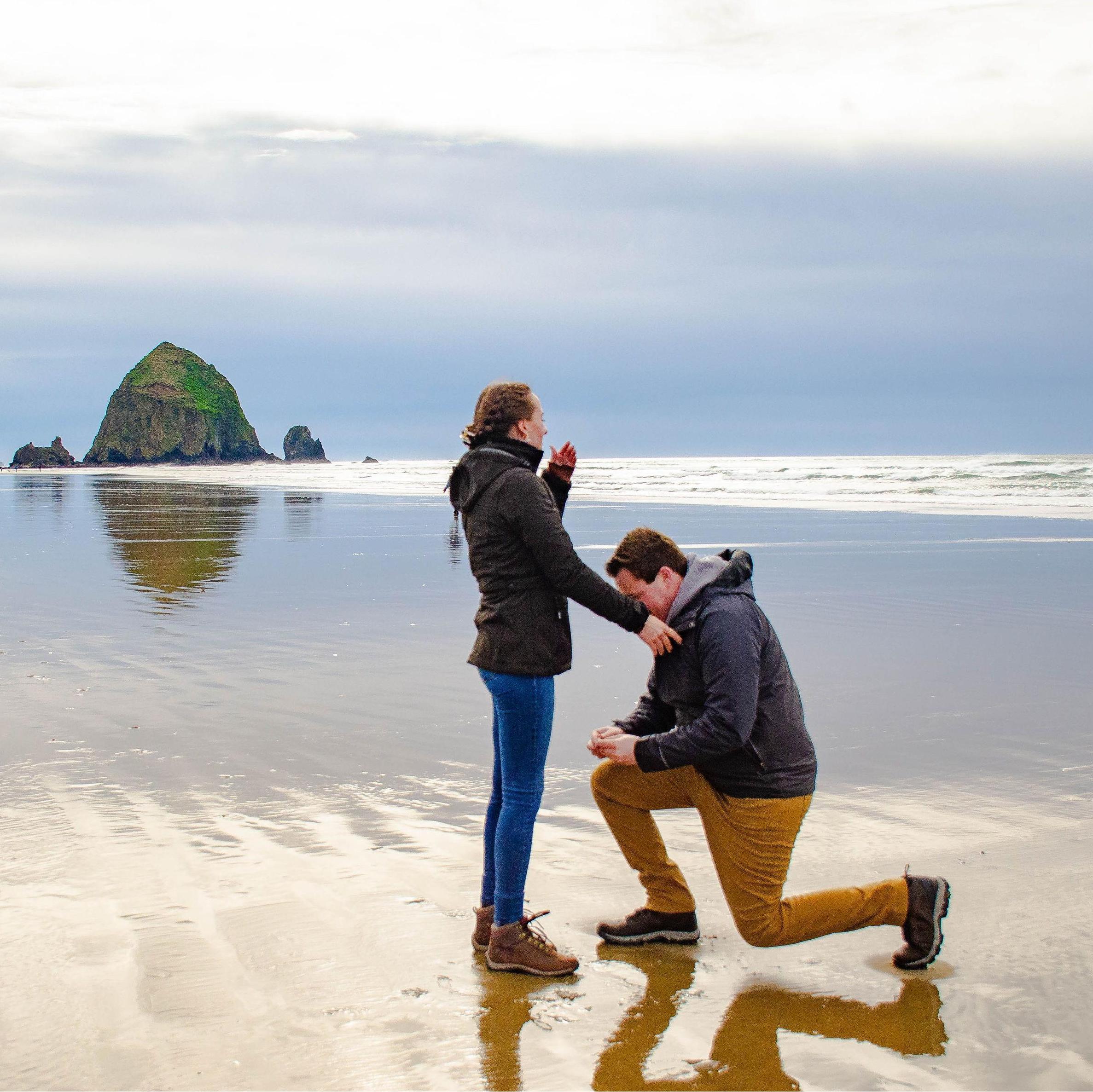 The Proposal! Here come the water works. February 2024.
