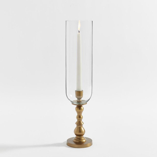 Napa Taper Candleholder - Brass