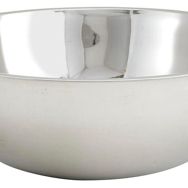 Winco 20 Quart Stainless Steel Mixing Bowl for Commercial Use
