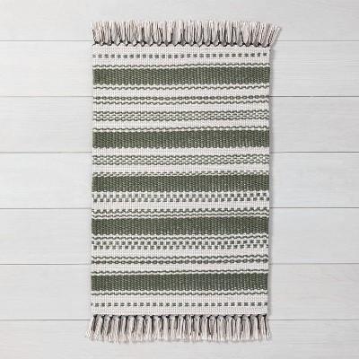 Variegated Stripe with Tassel Fringe Rug - Hearth & Hand™ with Magnolia