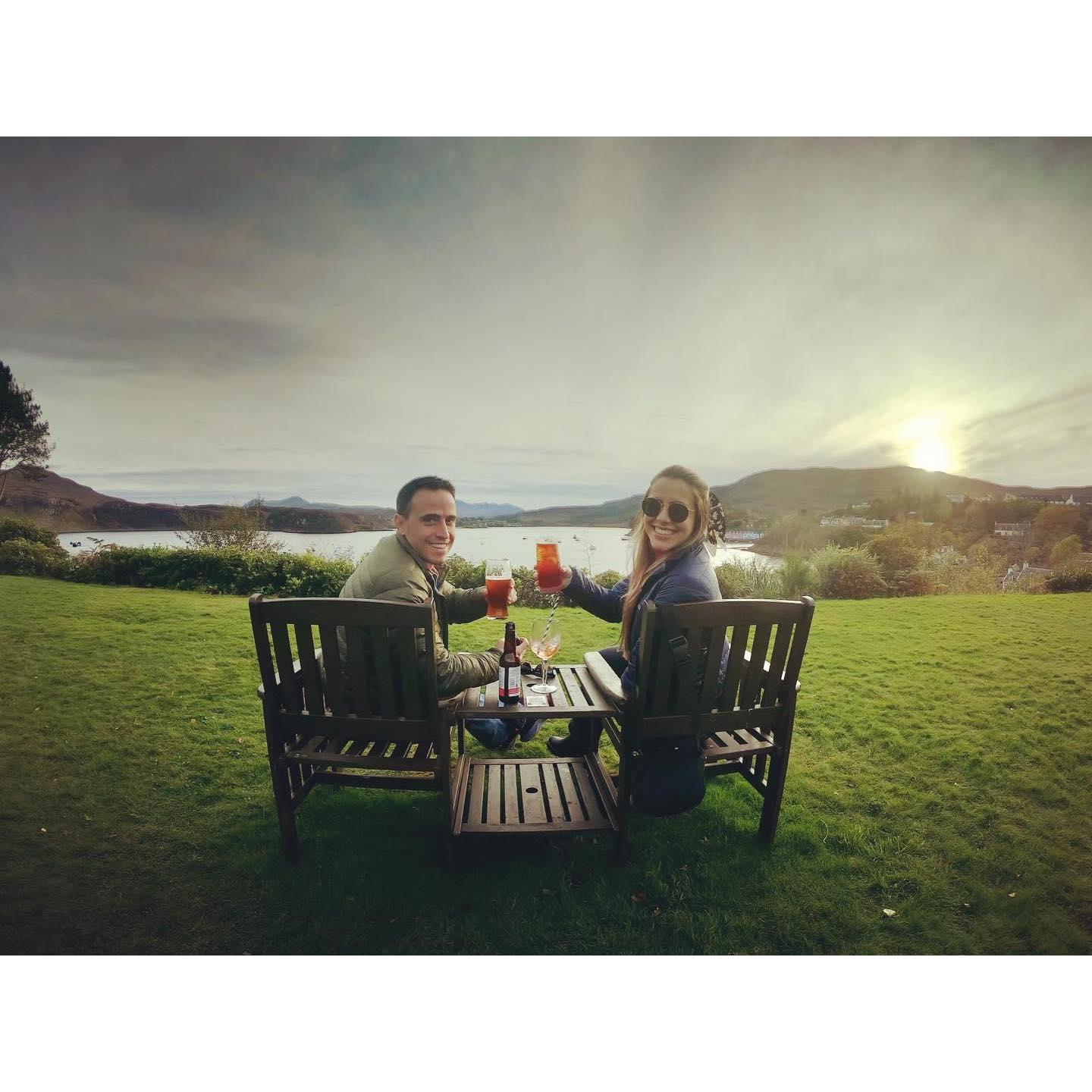Cheers from Isle of Skye! We can't wait to celebrate with all of you 11/23/24.