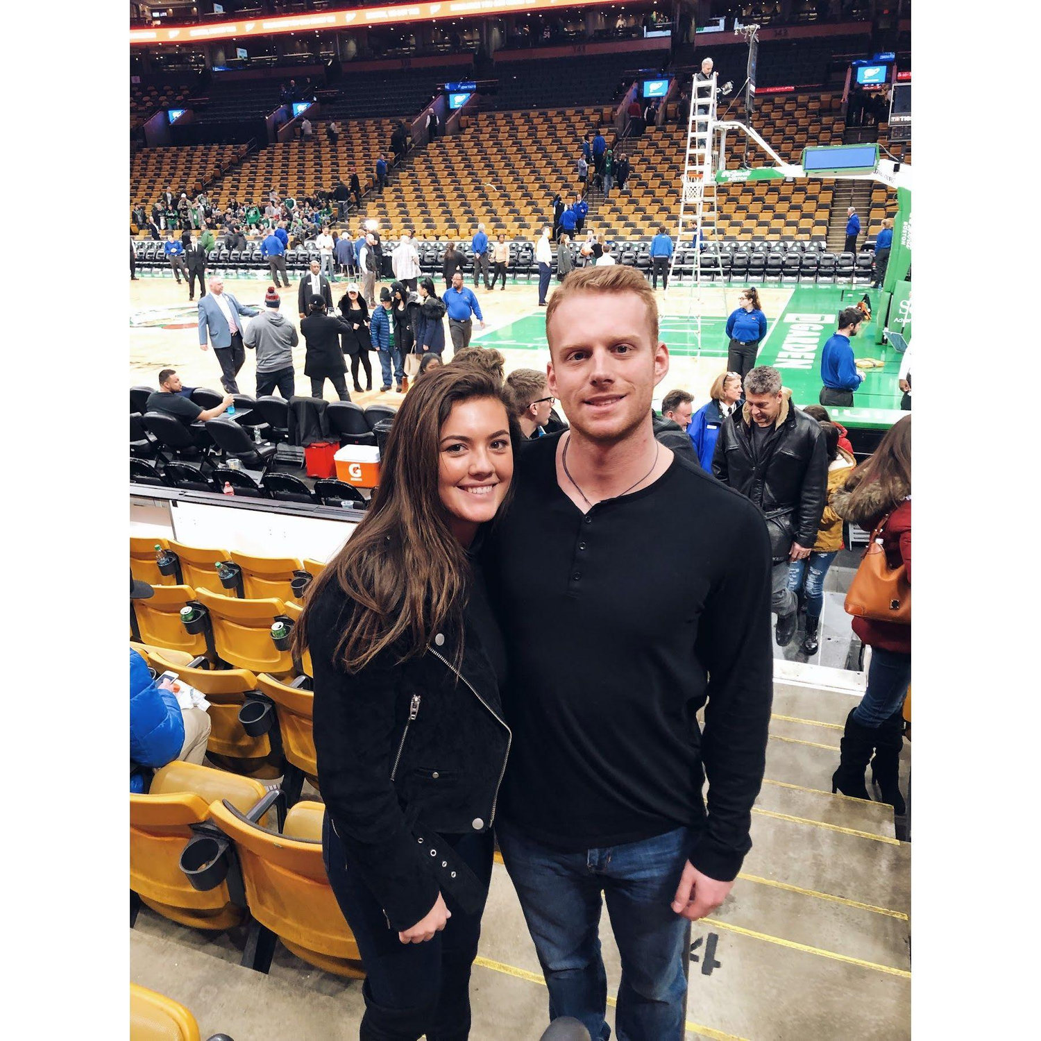 Our first Celtics Game!