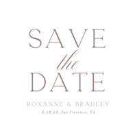 Save The Date
