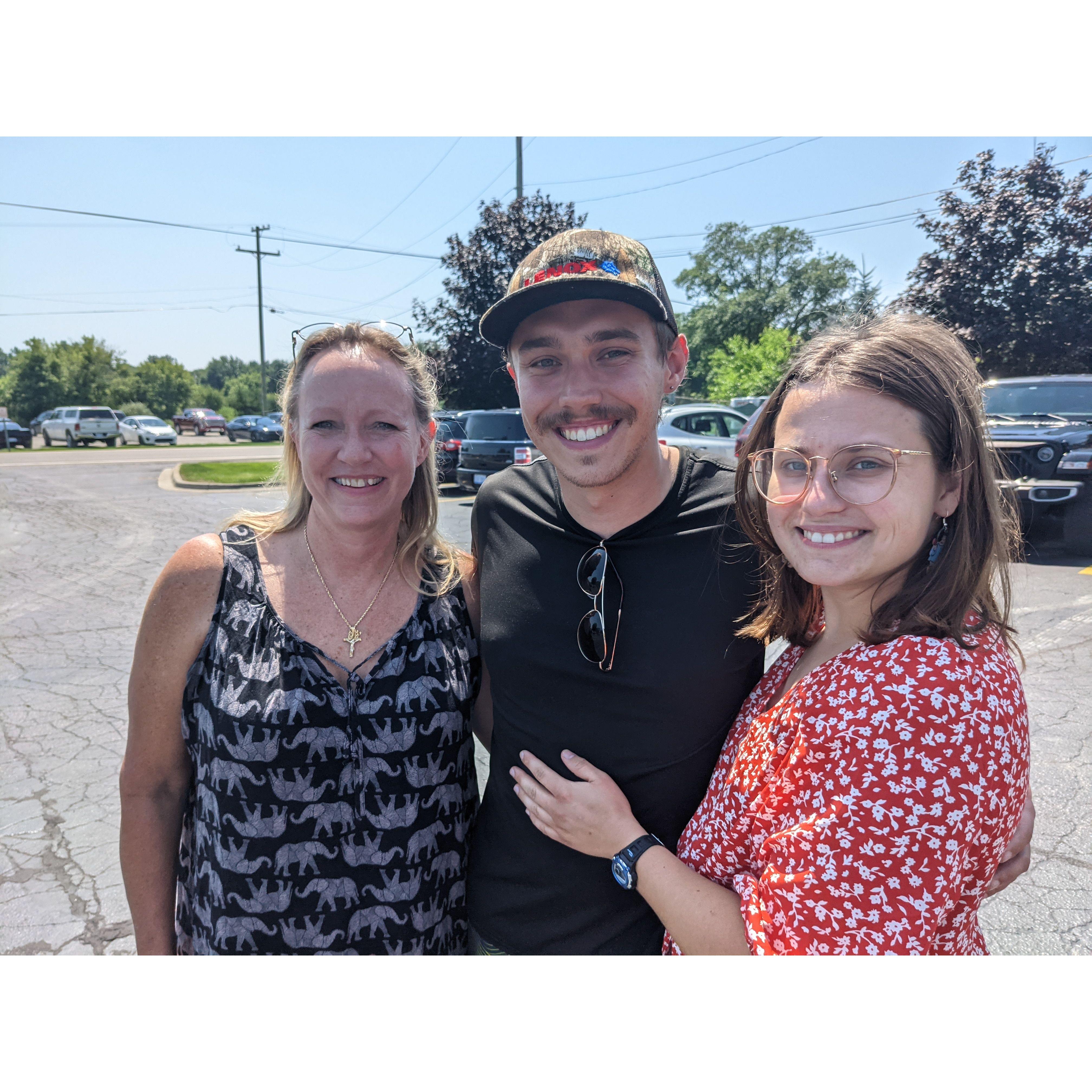 after lunch with Keith's mom