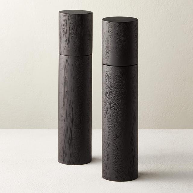 Grind Black Salt-Pepper Grinder Set of 2