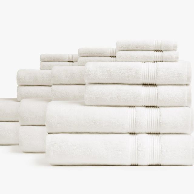 Classic Turkish Cotton Bath Bundle: Cream