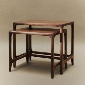 Zara Home - WOODEN NEST OF SIDE TABLES (SET OF 2)