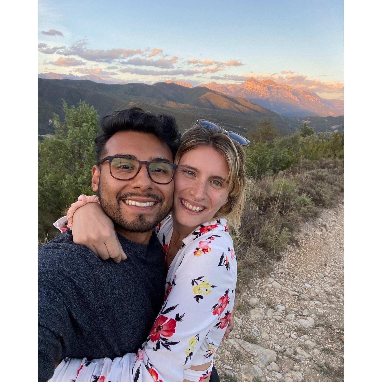 We journeyed to the top of the Pyrenees Mountains in Spain! We nearly drove off the mountain.