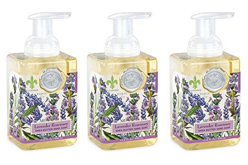 Michel Design Works Foaming Hand Soap, 17.8-Fluid Ounce, Lavender Rosemary - 3-PACK