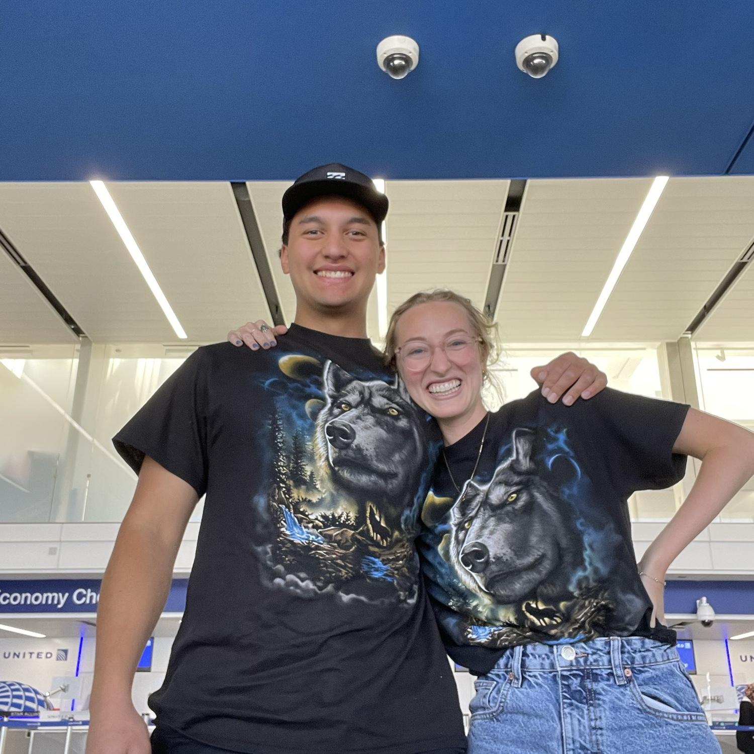 yes… we were that couple on the plane 🤦🏼‍♀️