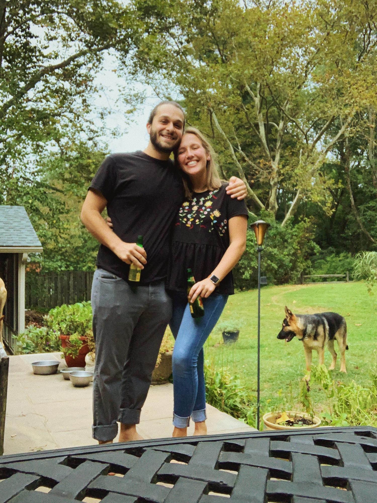 Having a beer before our 5 year High School Reunion!! - September 2018