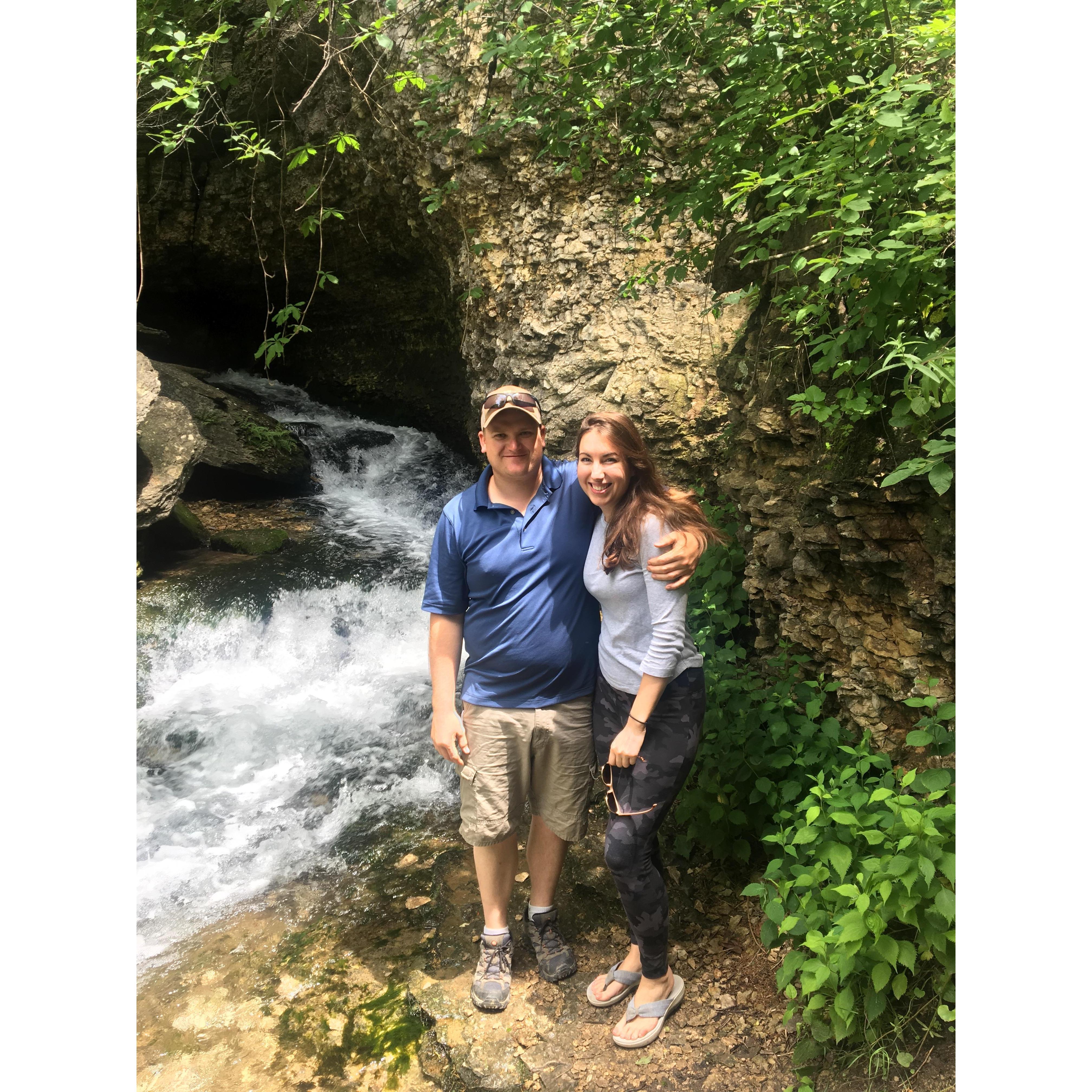 More hiking fun...Dunning's Spring in Decorah, IA