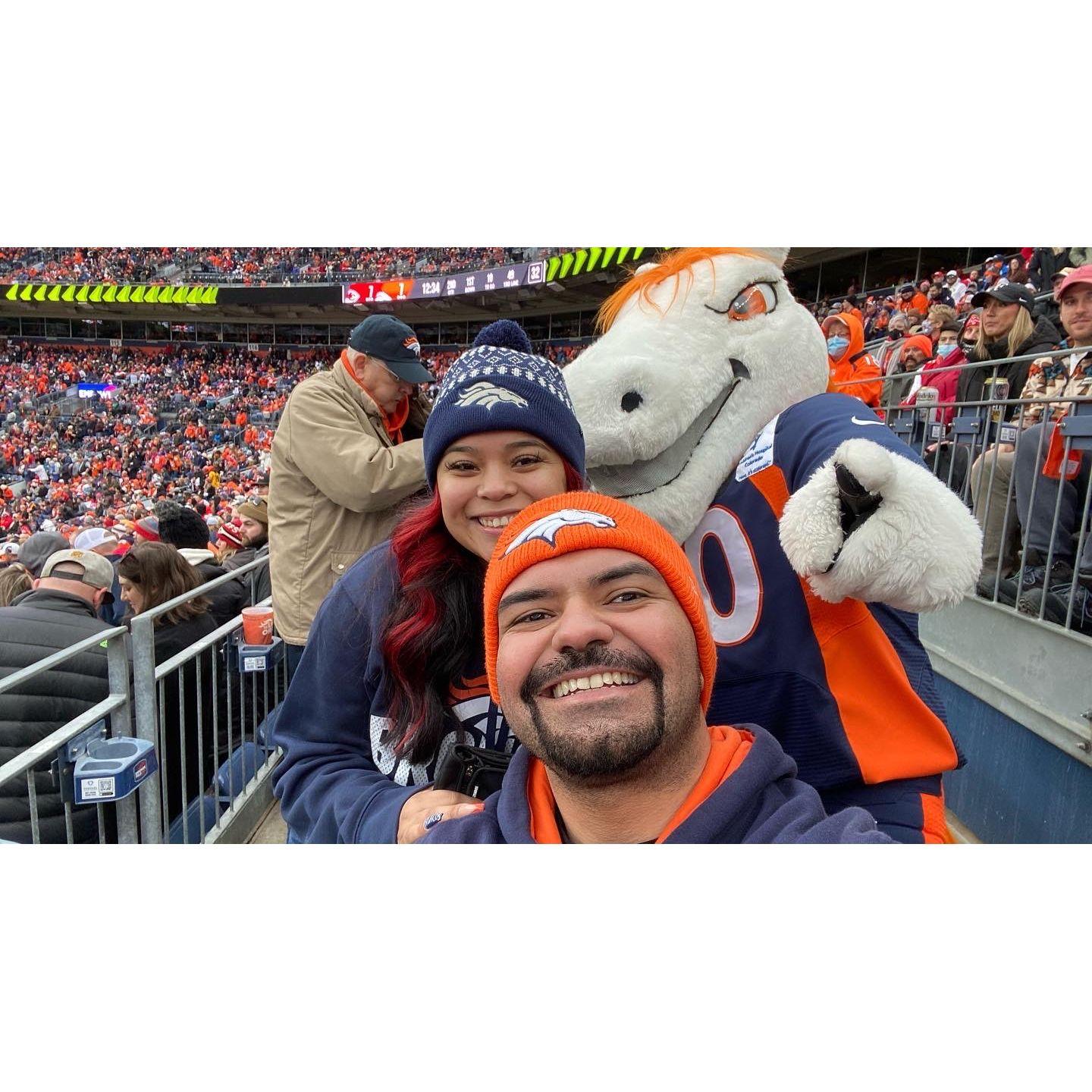 We went to Colorado to watch the Broncos play!