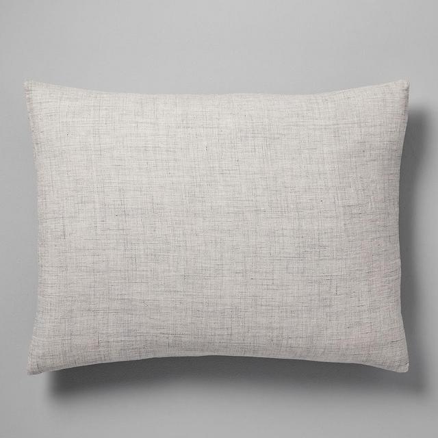 Belgian Flax Linen - Standard Shams in Frost Gray