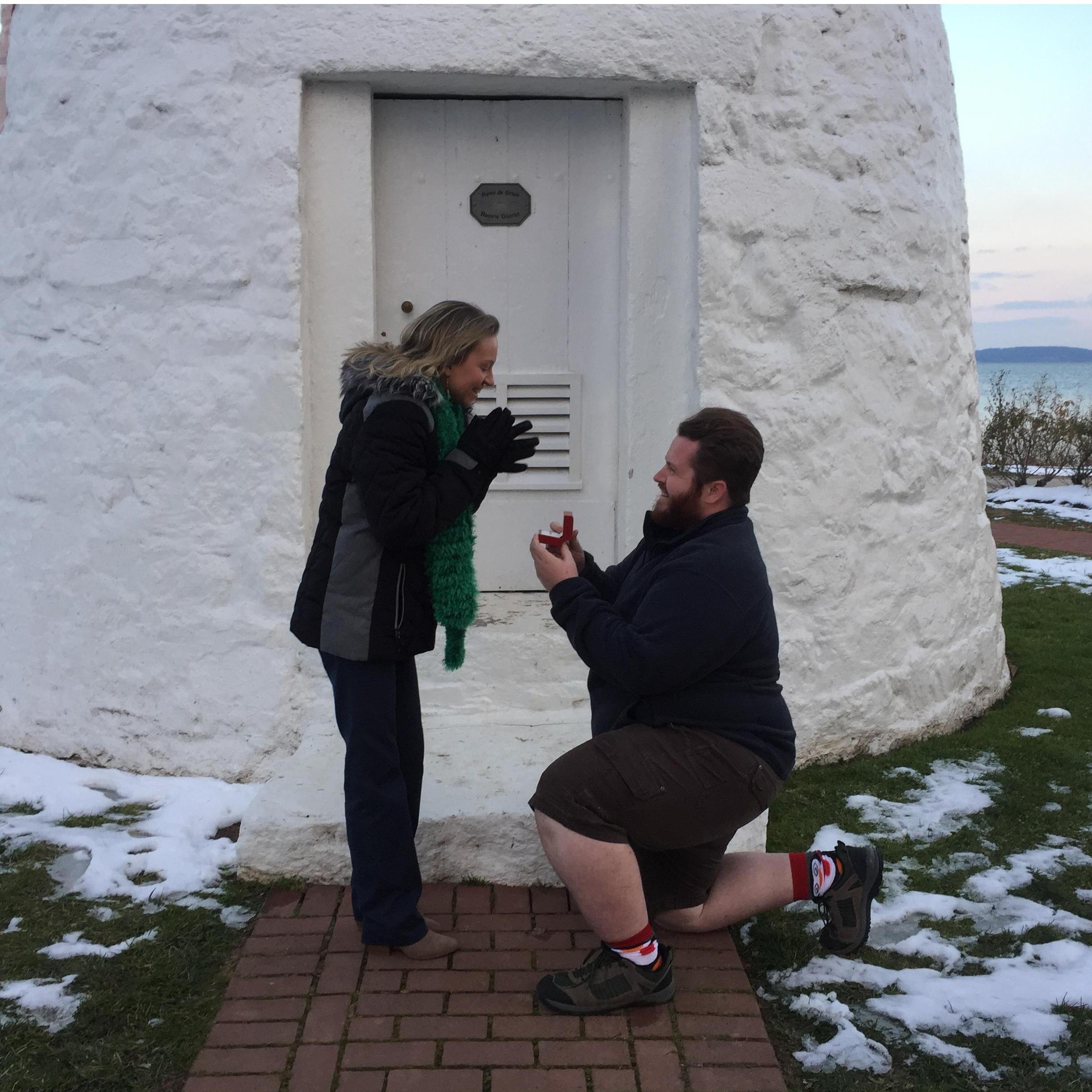 She said Yes!!