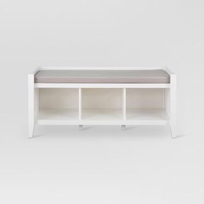 Open Storage Entryway Bench White - Threshold&#153;