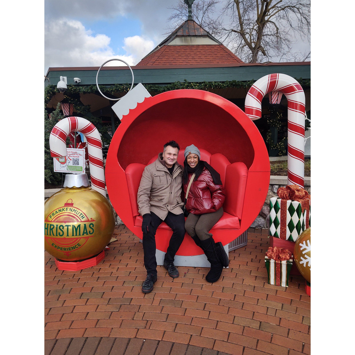 Trying to have fun in the cold weather.  December 2022.