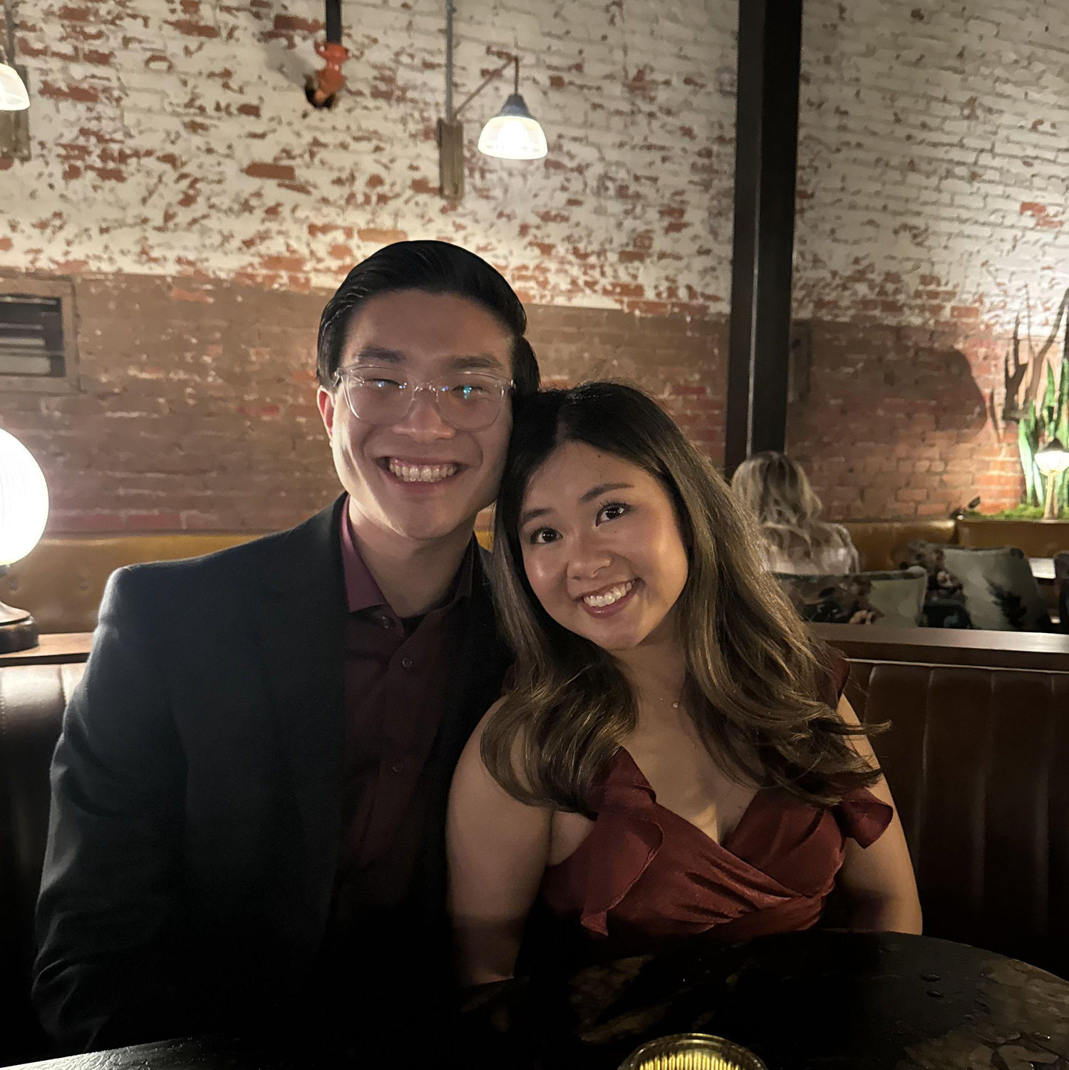 First Valentines Day together at Red Herring Restaurant & Bar in Waco!