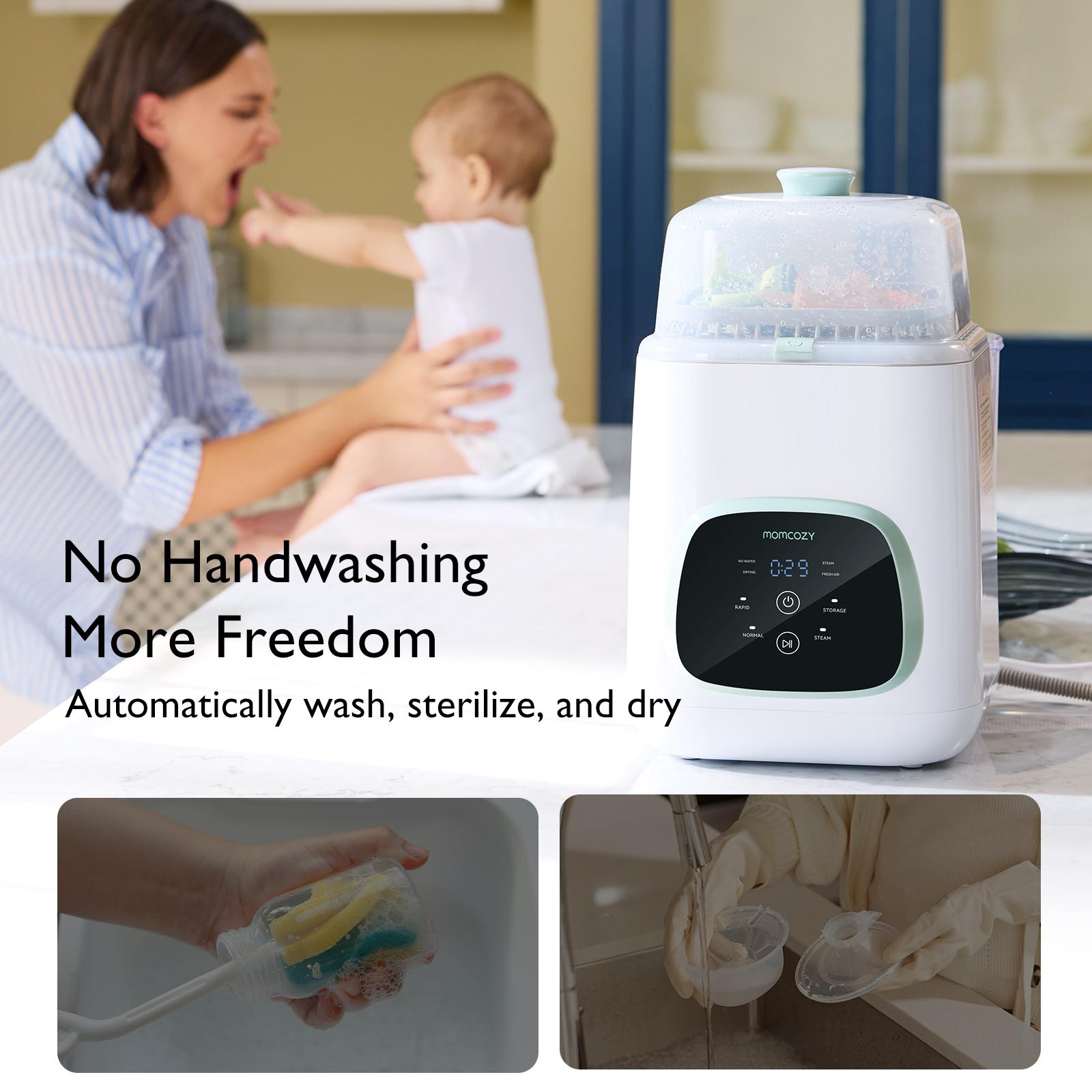 Momcozy, KleanPal Pro Baby Bottle Washer and Sterilizer | Zola Baby