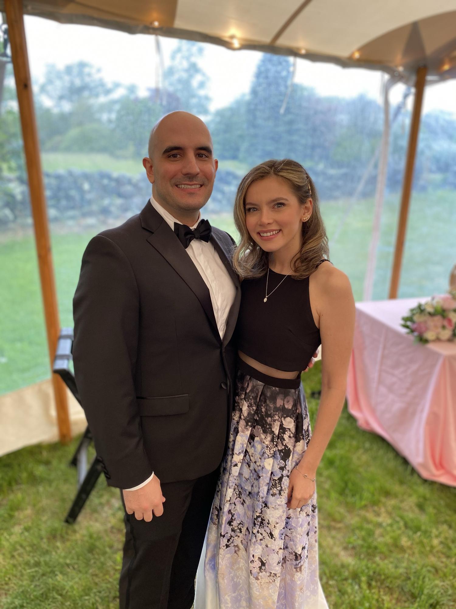 Best first wedding together. 
Tina 🤍 Devin
