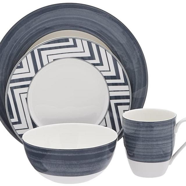 Mikasa Cadence Slate 4-Piece Place Setting, Service for 1