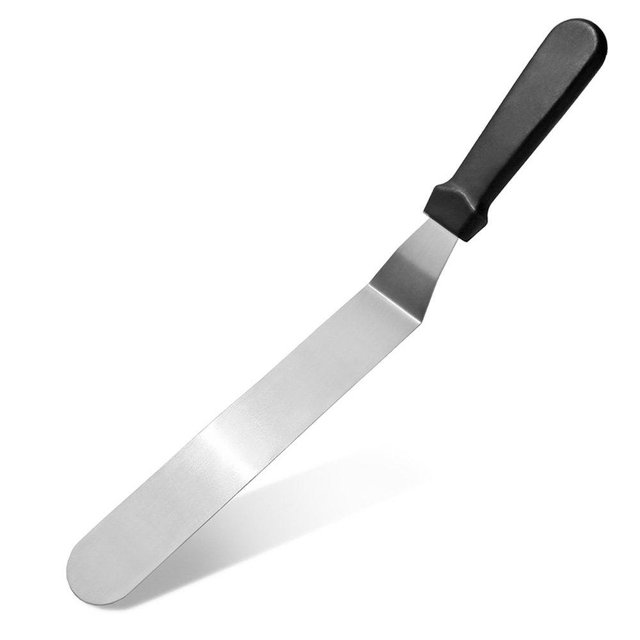New Star Foodservice 38170 Angled Icing Spatula, 12.5-Inch, Silver