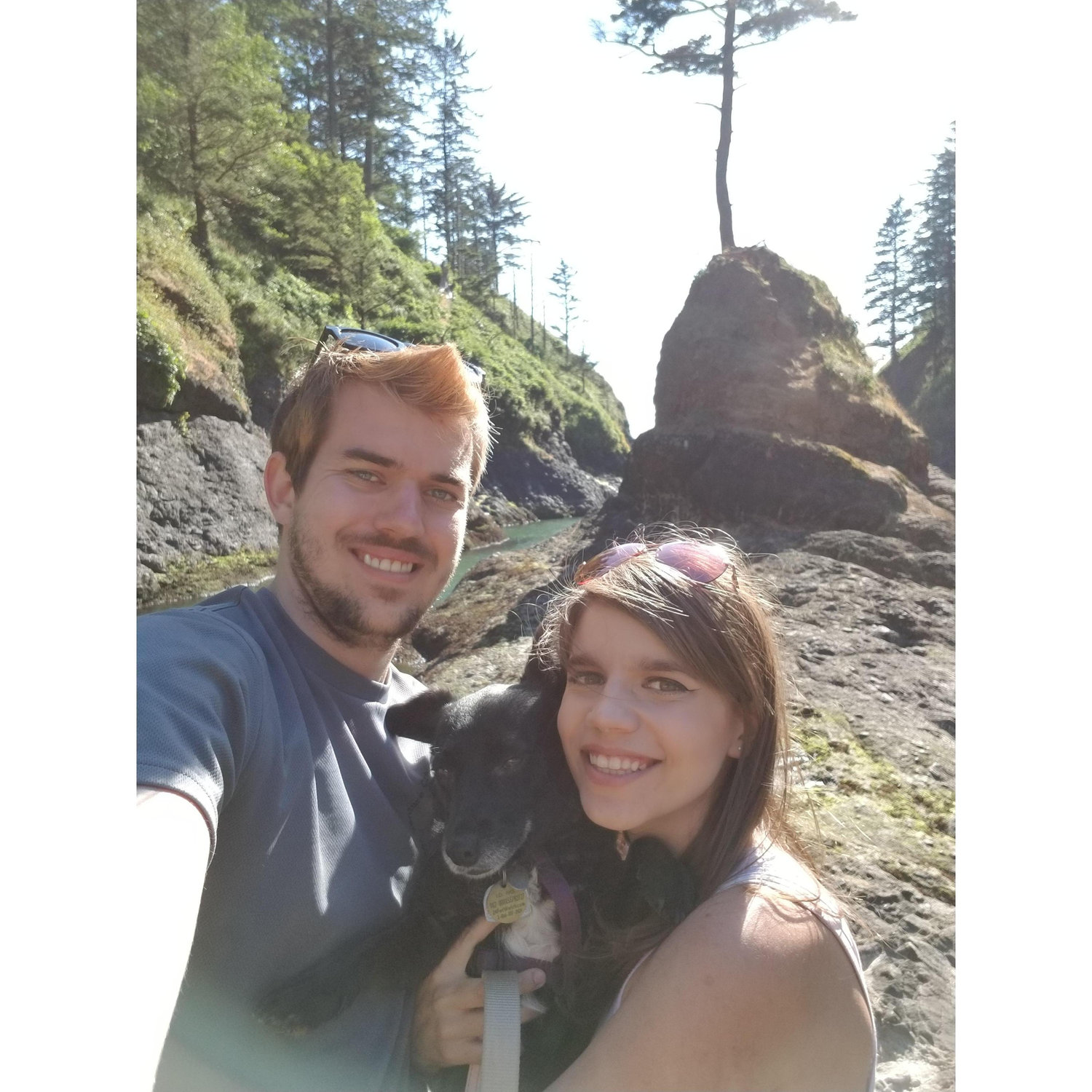 Took Carrie to Dead Man's Cove for a picnic and some climbing. July 2017