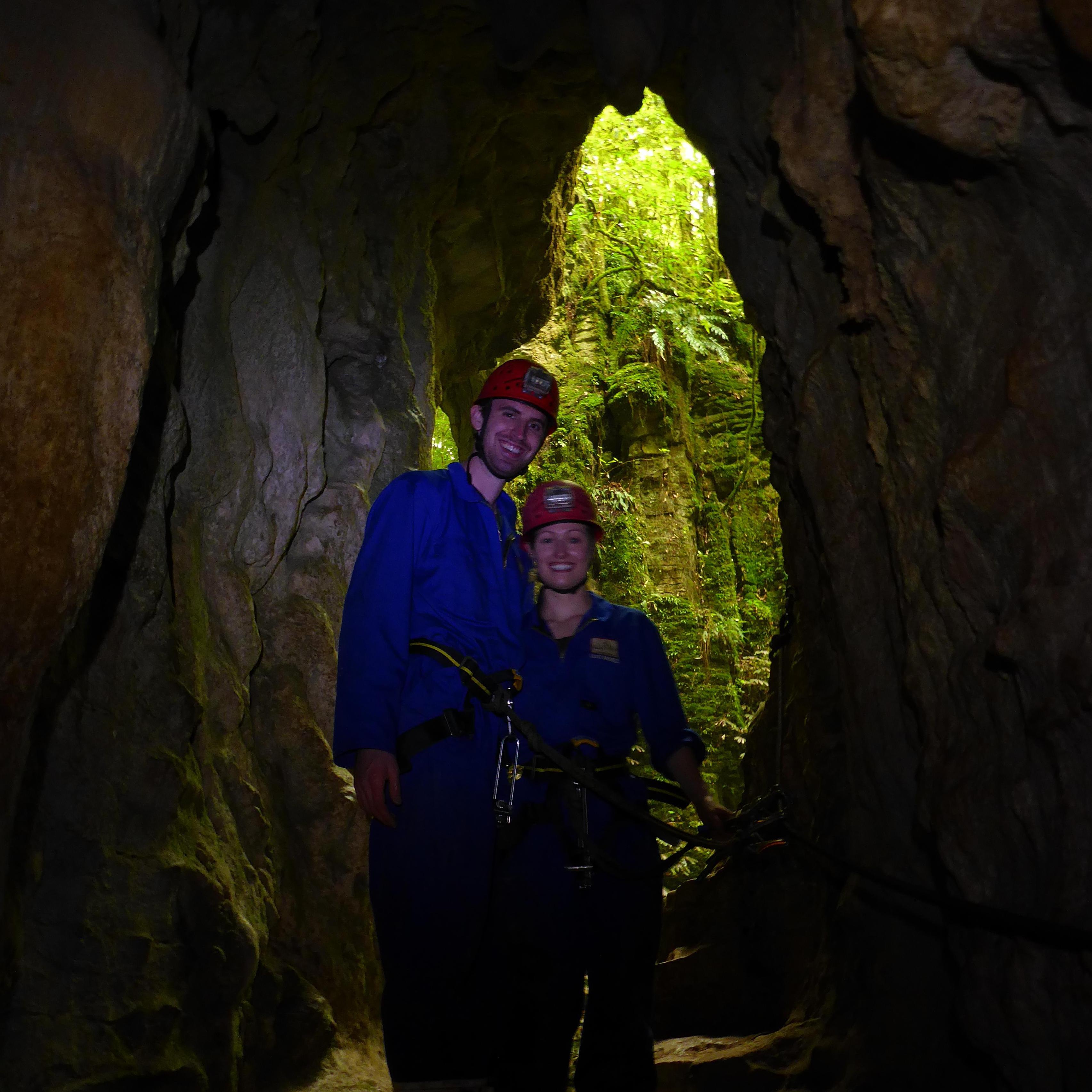 Spelunking in New Zealand