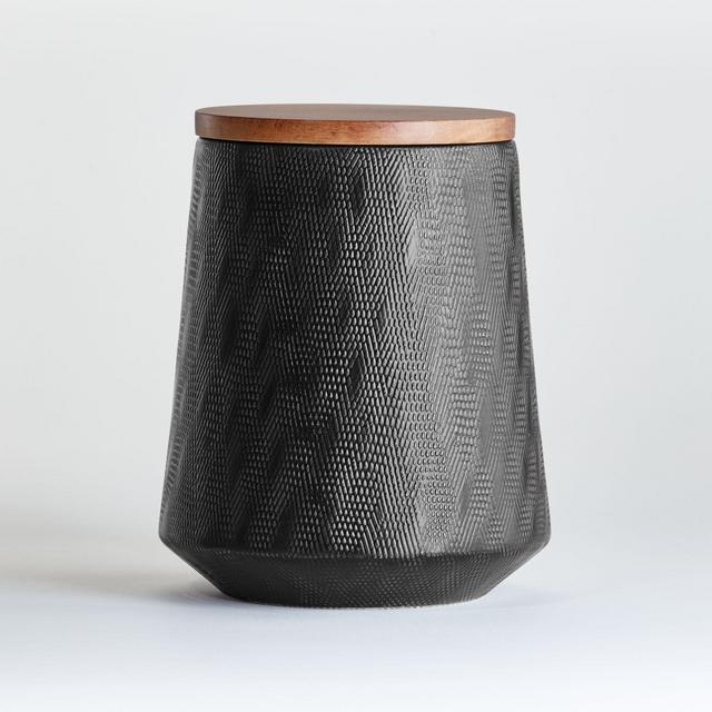 Ethan Large Black Canister