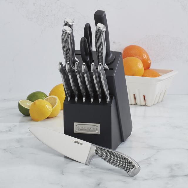 Cuisinart Graphix Collection 13 Piece Stainless Steel Cutlery Block Set (C77SS-13P)