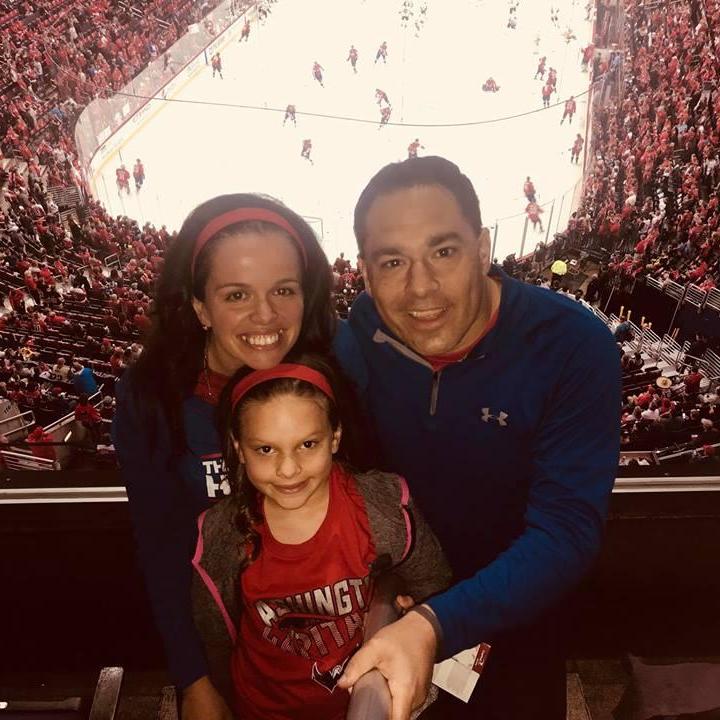 Capitals Playoff game during their Stanley Cup Winning season...GO CAPS.