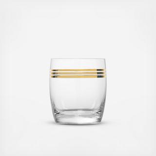 Gloria Double Old Fashioned Glass, Set of 4