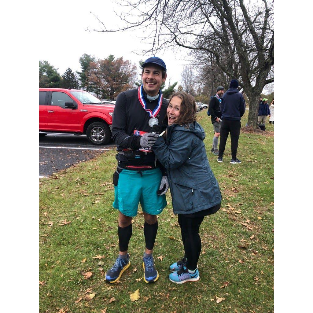 Matt completed his 50 mile race!! November '19