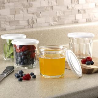 8-Piece Working Glass Storage Jar Set