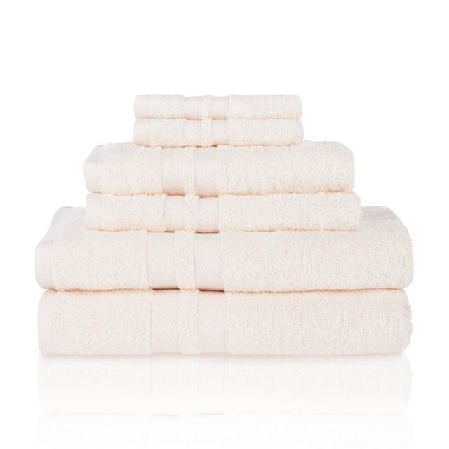 Bowles Ultra Soft 6 Piece Egyptian-Quality Cotton Towel Set