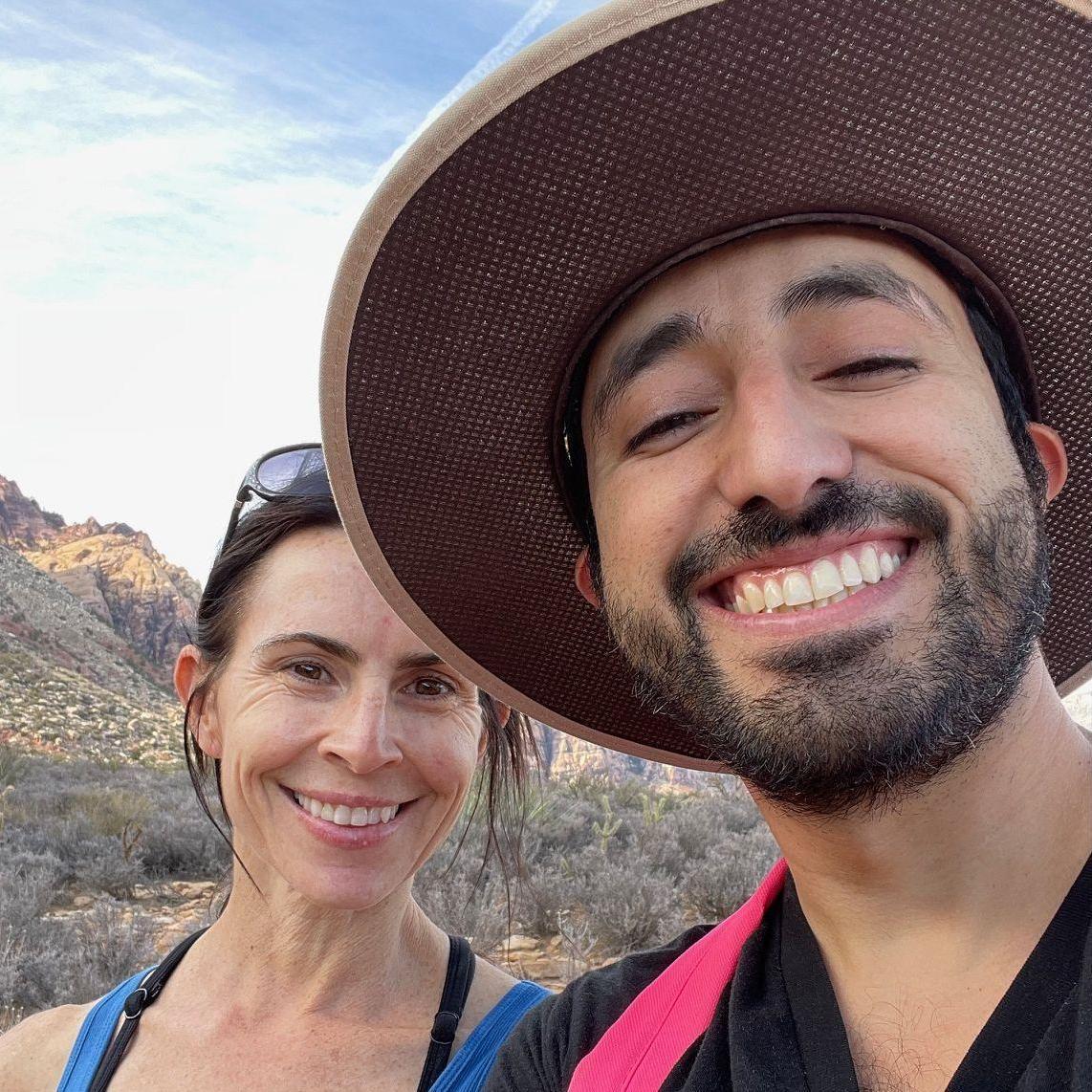 Our first hike at Red Rock Canyon.